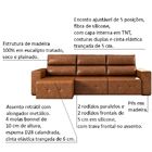 Sofá Retrátil Reclinável 5 Lugares Sala De Estar 344cm Russo