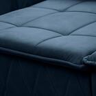 Sofá Retrátil/reclinável Amsterdam 2,50m Suede Velut Azul Mar