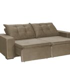 Sofá Retrátil/reclinável Barcelona 2,45m - Rr Divano - Marrom