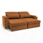 Sofá Retrátil Reclinável Casal 2 Lugares 2 10m California Vel