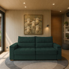 Sofá Retrátil Reclinável Casal 2 Lugares 2 10m California Vel