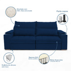 Sofá Retrátil Reclinável Casal 2 Lugares 2 30m California Vel