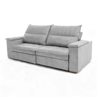 Sofá Retrátil Reclinável Casal 2 Lugares 2 70m California Vel