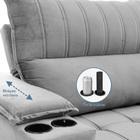 Sofá Retrátil Reclinável Casal 2 Lugares 2 70m California Vel