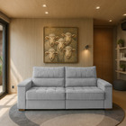 Sofá Retrátil Reclinável Casal 2 Lugares 2 70m California Vel