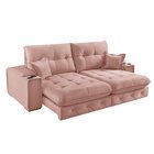 Sofa Retratil Reclinavel Com Porta Copos 230cm Istambul Yesca