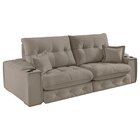 Sofá Retrátil Reclinável Com Porta Copos 250cm Istambul Yesca