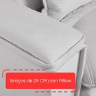 Sofá Retrátil Reclinável Com Porta Copos E Usb 250cm Istambul