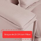 Sofá Retrátil Reclinável Com Porta Copos E Usb 250cm Istambul