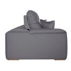 Sofá Retrátil Reclinável Com Usb 250cm Istambul Yescasa Cinza