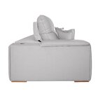 Sofá Retrátil Reclinável Com Usb 290cm Istambul Yescasa Cinza