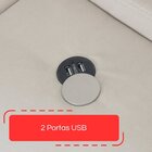 Sofá Retrátil Reclinável Com Usb 290cm Istambul Yescasa Off W