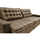 Sofá Retrátil Reclinável E Cama 2,15m Cama Inbox Flex Suede V