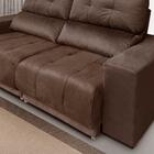 Sofá Retrátil Reclinável Istambul Mamflex Marrom