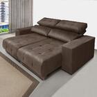 Sofá Retrátil Reclinável Istambul Mamflex Marrom