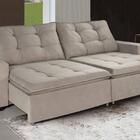 Sofá Retrátil Reclinável Italia Bege 250