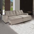 Sofá Retrátil Reclinável Italia Bege 250