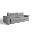 Sofá Retrátil Reclinável Majestoso 290m Grafite