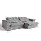 Sofá Retrátil Reclinável Majestoso 290m Grafite