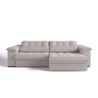 Sofá Retrátil Reclinável Majestoso 290m Palha