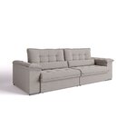 Sofá Retrátil Reclinável Majestoso 290m Palha