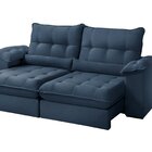 Sofá Retrátil Reclinável Molas Ensacadas Chicago 210 Cm Velud