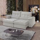 Sofá Retrátil Reclinável Molas Ensacadas Chicago 210 Cm Velud