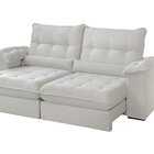 Sofá Retrátil Reclinável Molas Ensacadas Chicago 210 Cm Velud