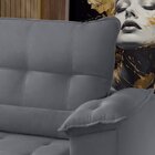 Sofá Retrátil Reclinável Molas Ensacadas Chicago 270 Cm Cinza