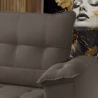 Sofá Retrátil Reclinável Molas Ensacadas Chicago 270 Cm Marrom