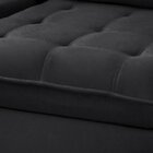 Sofá Retrátil Reclinável Molas Ensacadas Chicago 270 Cm Preto