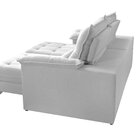 Sofá Retrátil Reclinável Molas Ensacadas Chicago 290 Cm Cinza