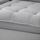 Sofá Retrátil Reclinável Molas Ensacadas Chicago 290 Cm Cinza