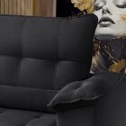 Sofá Retrátil Reclinável Molas Ensacadas Chicago 290 Cm Preto