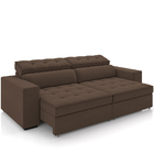 Sofá Retrátil Reclinável Para Sala De Estar Living 246cm Clar