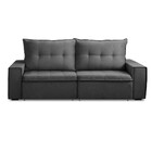 Sofá Retrátil Reclinável Valentino 2,10m Linho Star Confort