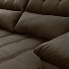 Sofá Retrátil/reclinável Verona 1,80m Suede Velut Tabaco C/ M