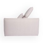 Sofá Retrátril 3 Lugares Linho Capri Bege