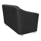 Sofá Retrô Namoradeira Tilla 2 Lugares Corino Preto – D'rossi