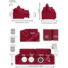 Sofá Rio Branco Modular 4 Lugares 2.30 Mt Retrátil E Reclináv