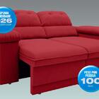 Sofá Ripley 1,70m Assento Retrátil E Reclinável Velosuede Ver