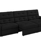 Sofá Roma Premium 2,30m Assento Retrátil/reclinável Suede Pre