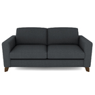 Sofá Sala De Estar Living 3 Lugares 200cm Presley Pés Madeira