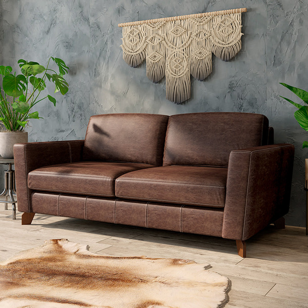 Sofá Sala De Estar Living 3 Lugares 200cm Presley Pés Madeira