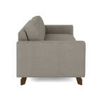 Sofá Sala De Estar Living 3 Lugares 200cm Presley Pés Madeira