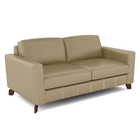 Sofá Sala De Estar Living 3 Lugares 220cm Presley Pés Madeira