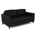 Sofá Sala De Estar Living 3 Lugares 220cm Presley Pés Madeira