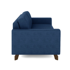 Sofá Sala De Estar Living 3 Lugares 240cm Presley Pés Madeira