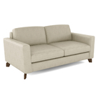 Sofá Sala De Estar Living 3 Lugares 240cm Presley Pés Madeira