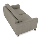 Sofá Sala De Estar Living 3 Lugares 260cm Presley Pés Madeira